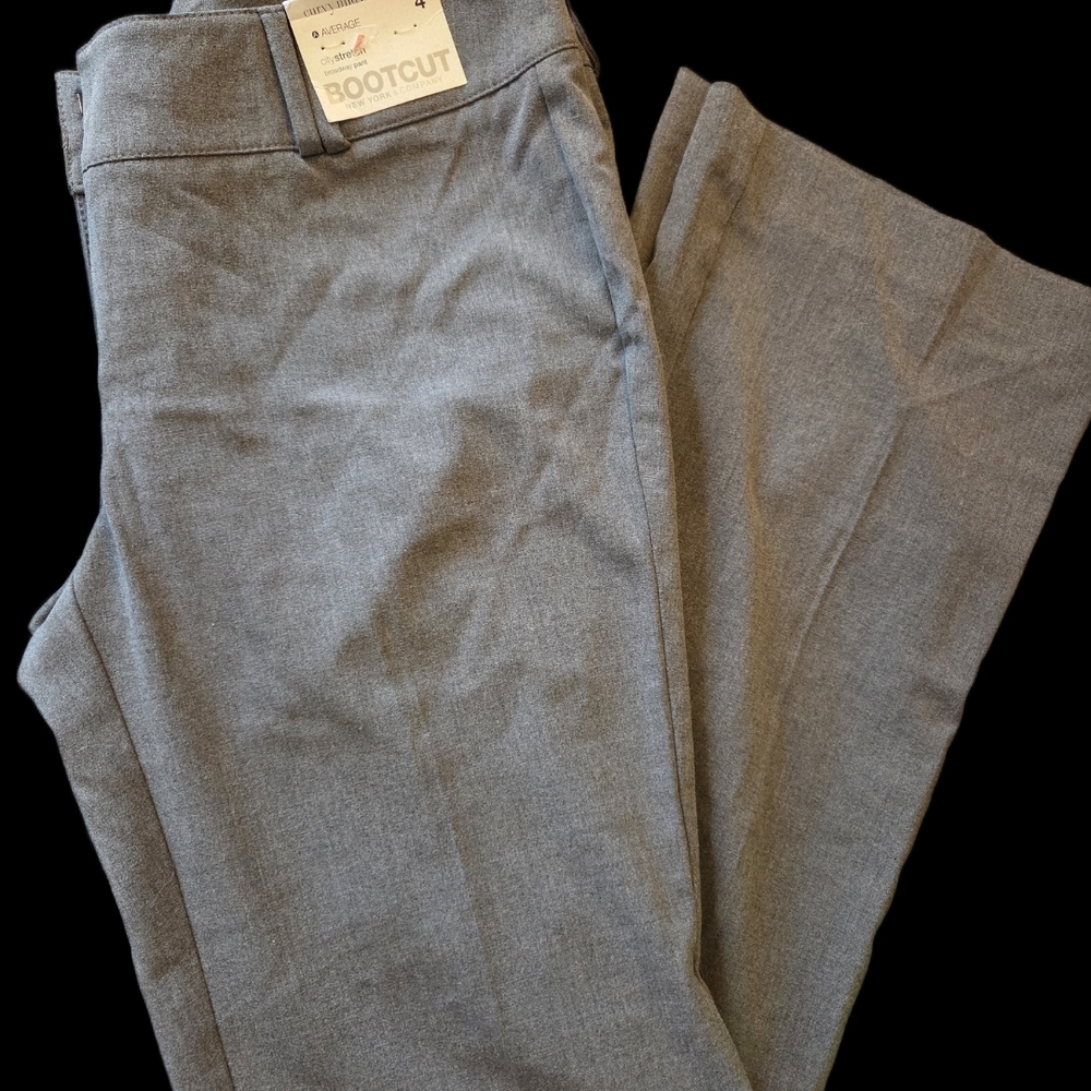 NWT New York & Company Womens 4 Broadway Pant Stretch Curvy Mid Rise